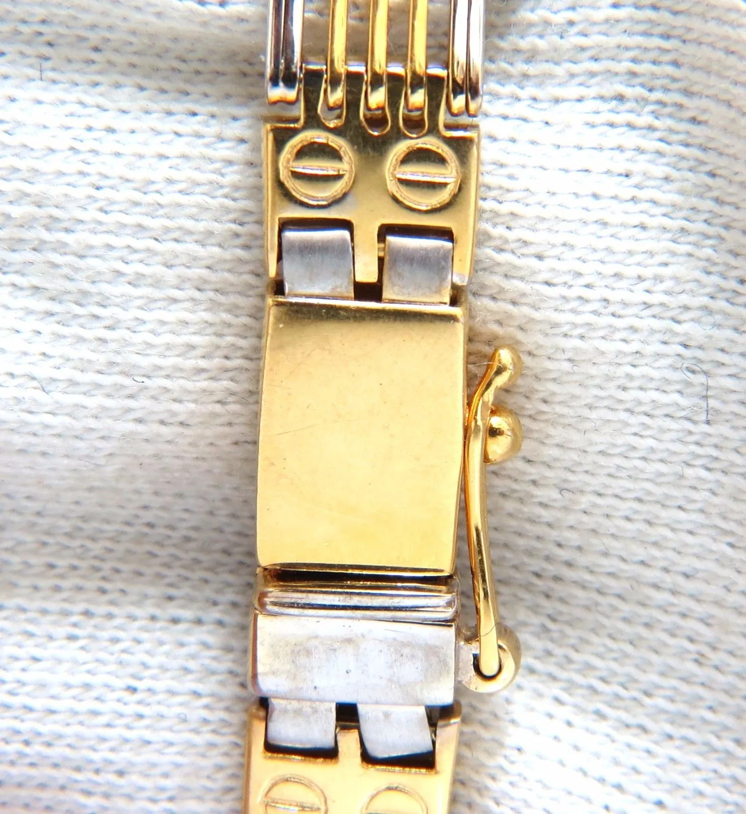 14kt. Grill & Screw Mens Bracelet
