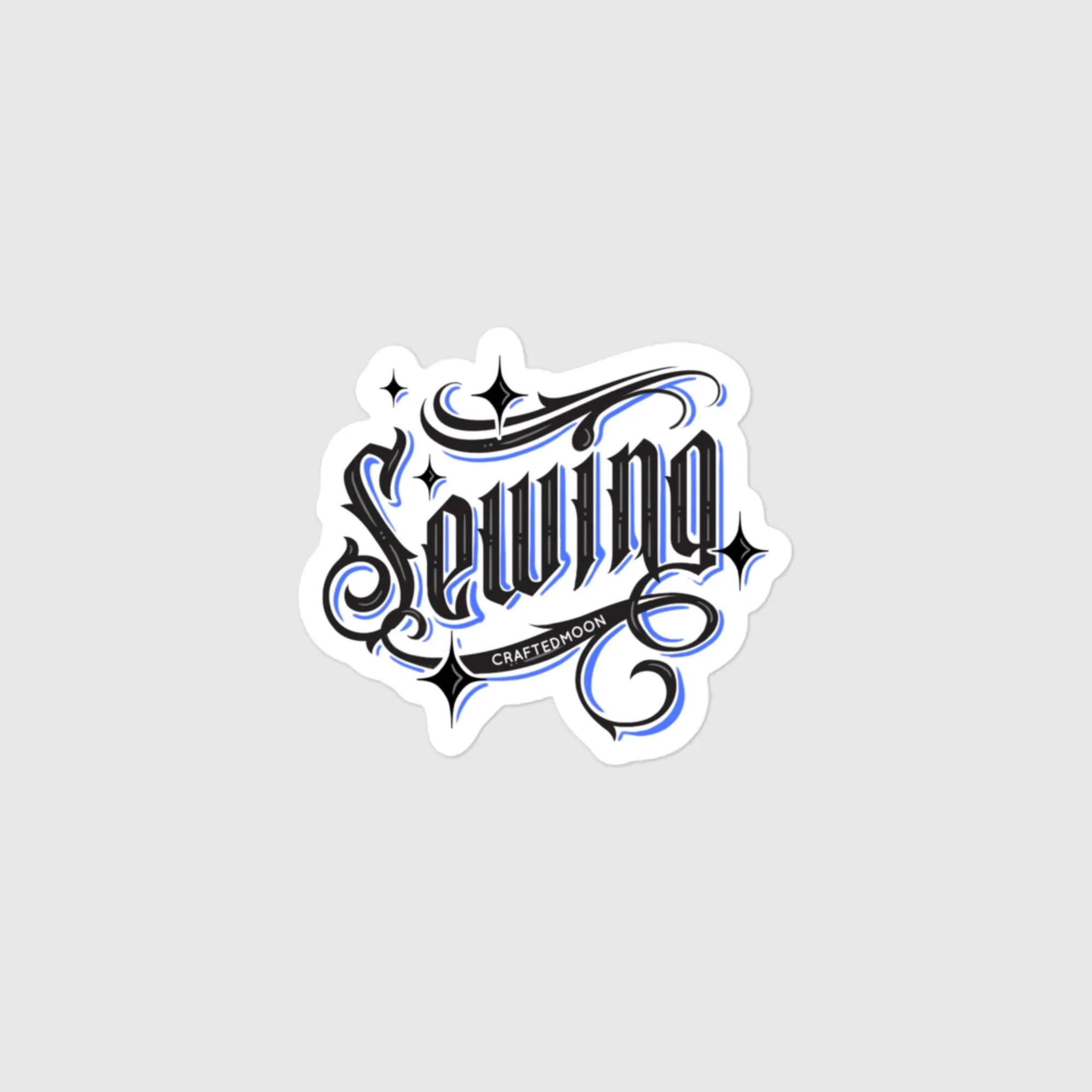 3" Sticker Metal Sewing