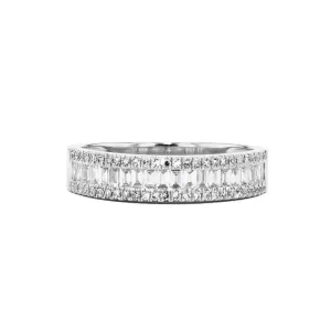 4.6mm Petite Baguette Diamond Ring