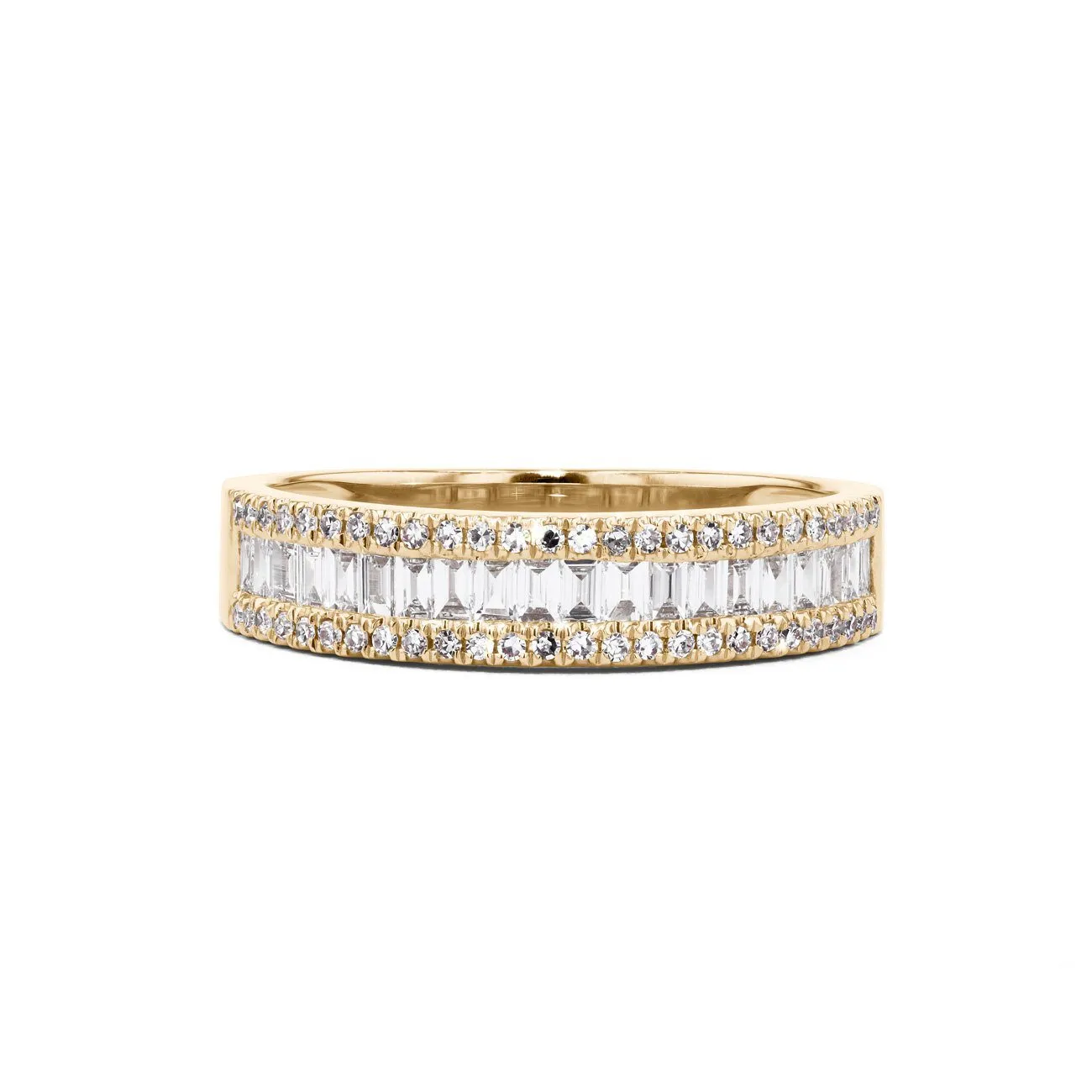 4.6mm Petite Baguette Diamond Ring