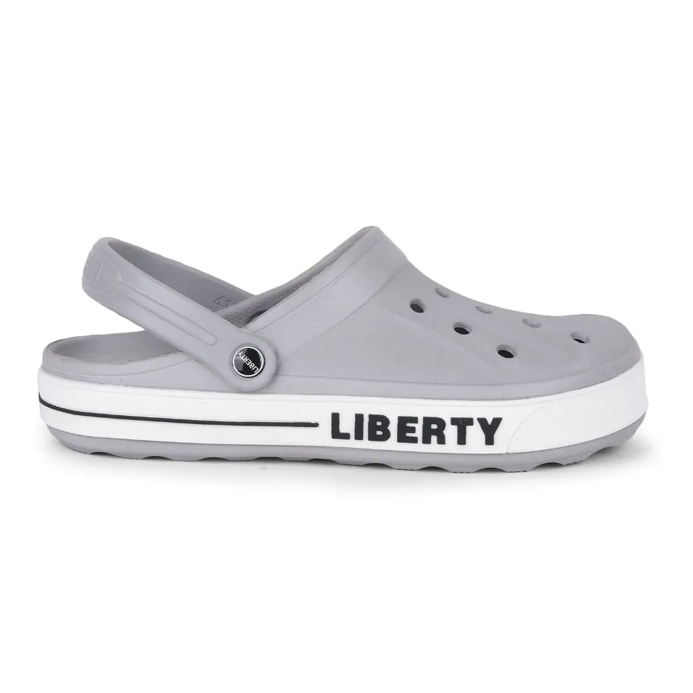 A-HA Light Grey Casual Slip-on Clogs For Men LITEWALK By Liberty