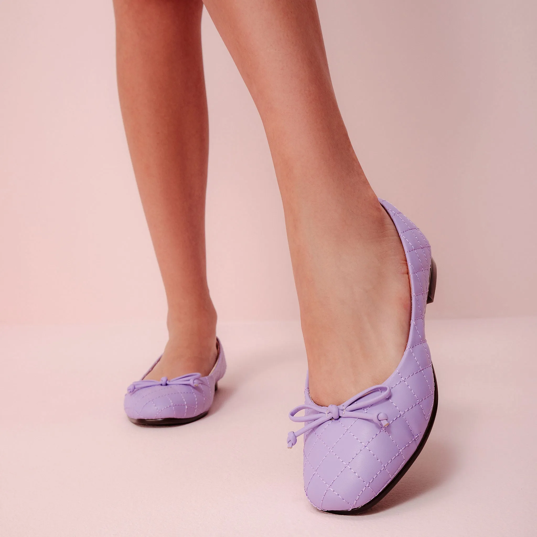 Adria Bow Mauve Ballet Flats