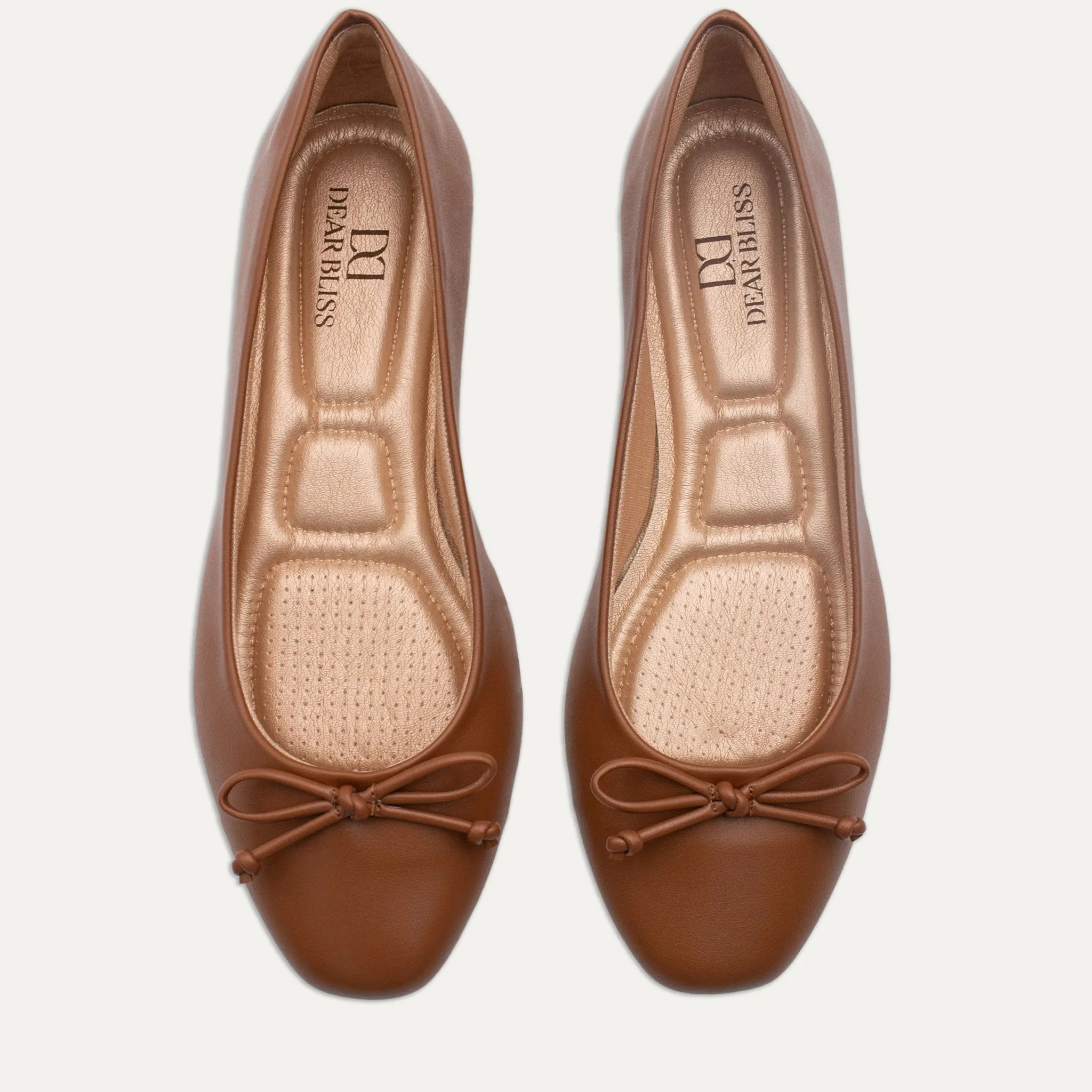 Adria Napa Bow Whisky Ballet Flats