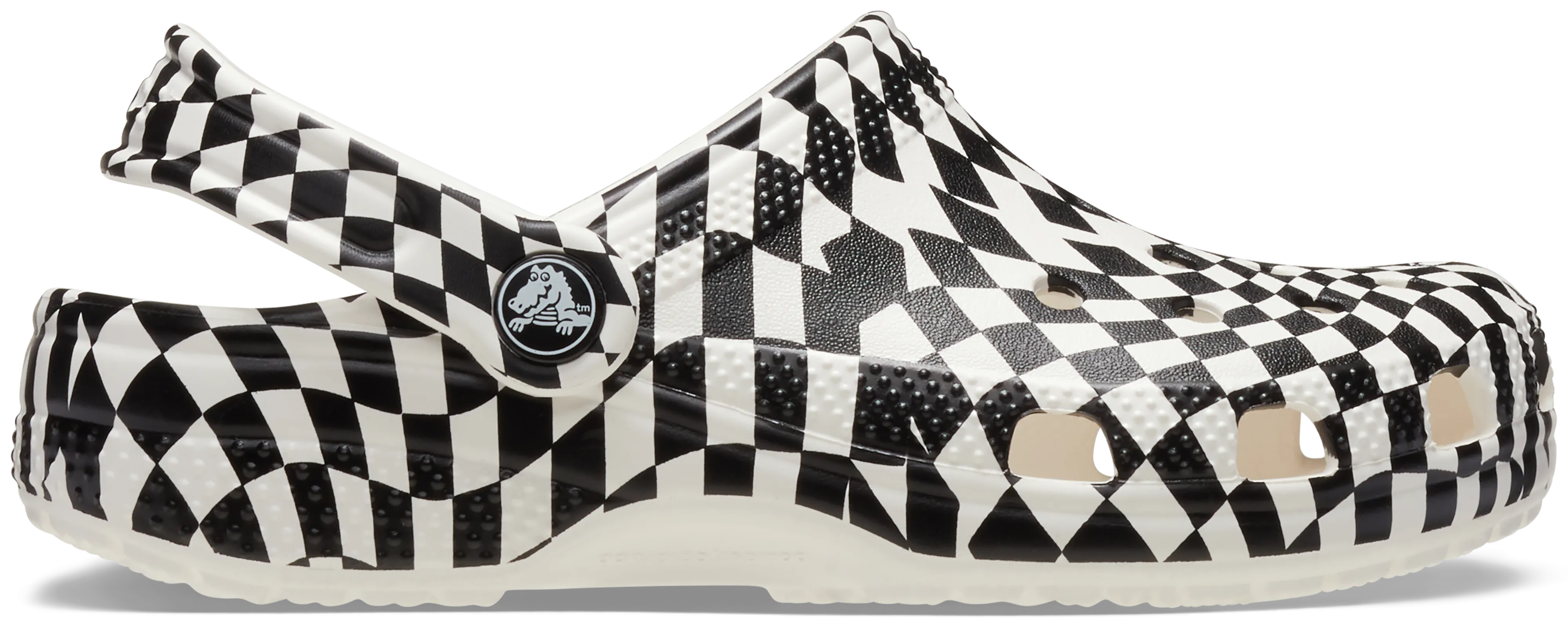 Adult Warped Checker Classic Clog