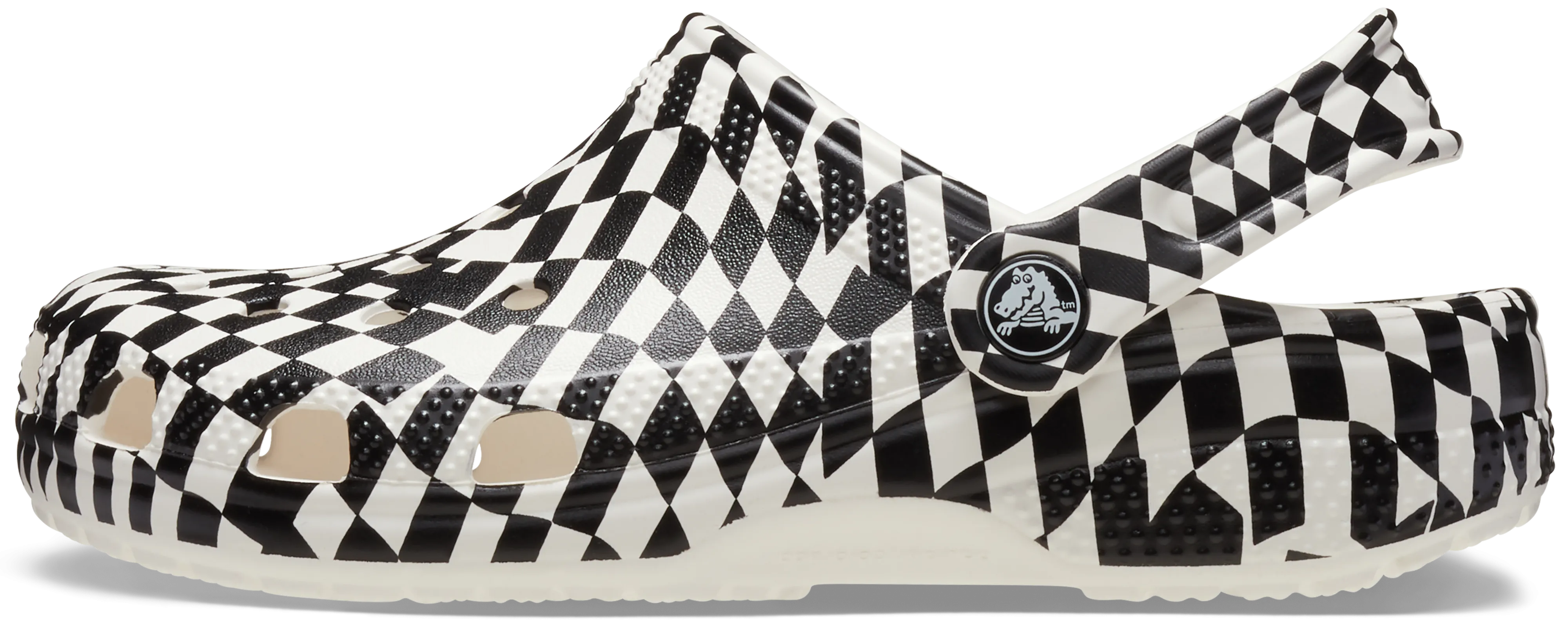 Adult Warped Checker Classic Clog