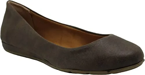 American Rag Womens Ellie Closed Toe Ballet Flats, Cognac, Size 5.0