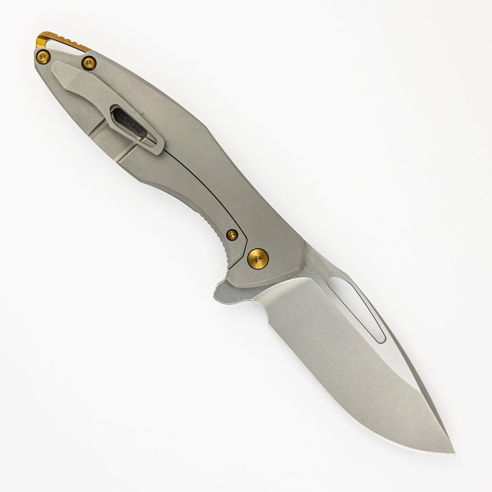 Arius - Smooth Titanium Handle - 20CV Blade