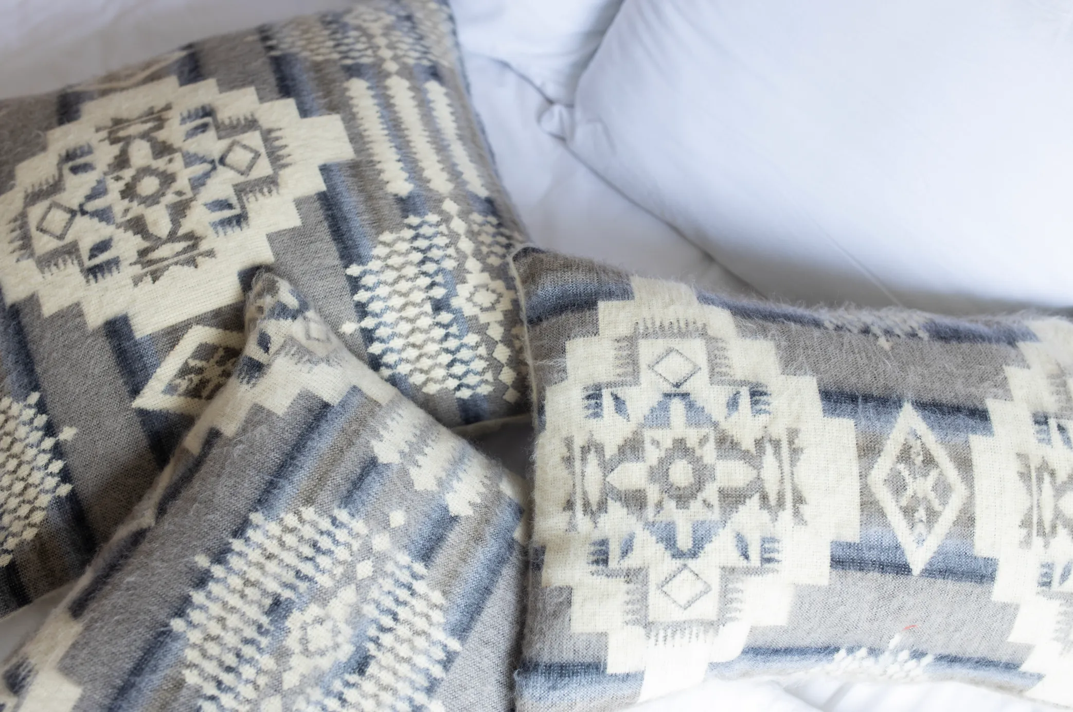Artisan-Woven Lumbar Andes Cloud Pillowcase