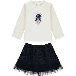 Baby Girl Top and Tutu Skirt 2 Pieces Set