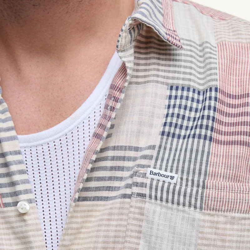 BARBOUR Oakshore Summer Fit Shirt in Washed Stone
