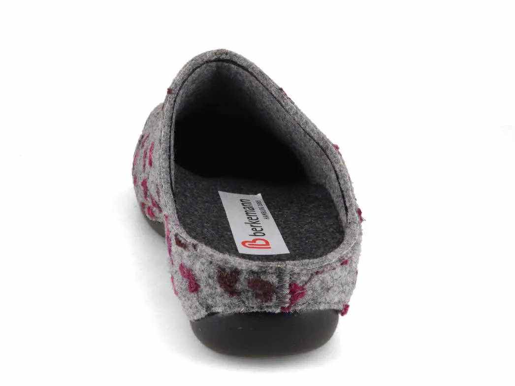 Berkemann BERKOFLEX Women Clogs 'Donata', light gray