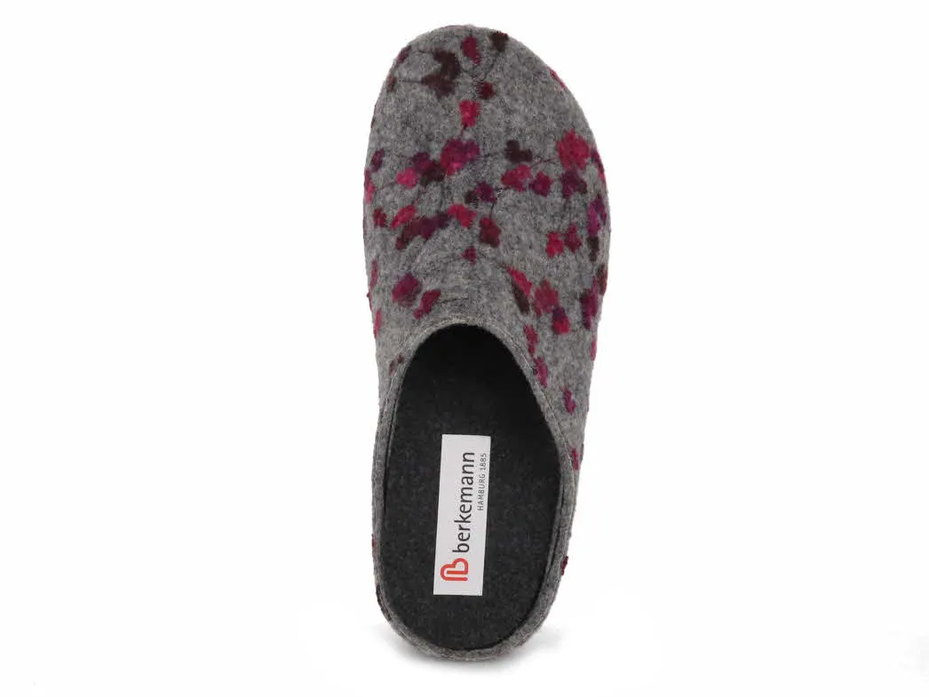 Berkemann BERKOFLEX Women Clogs 'Donata', light gray
