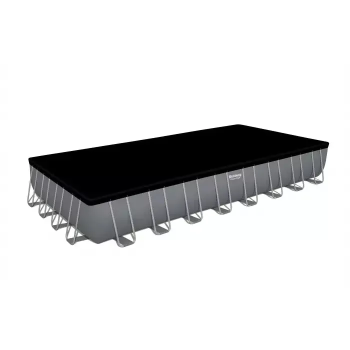 Bestway 31'4" X 16' X 52"/9.56M X 4.88M X 1.32M Rectangular Pool Set (Contents:Pool, Sand Filter Pump(220-240V), Ladder, Cover, Chemconnect Dispenser)
