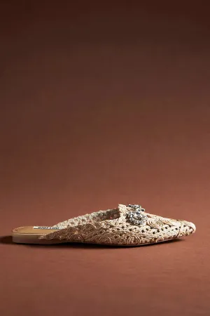 Bibi Lou Embellished Woven Mules