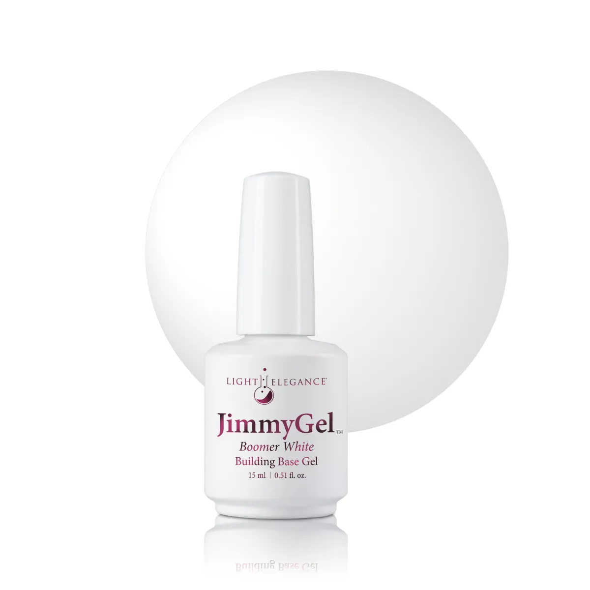 Boomer White JimmyGel Soak-Off Building Base