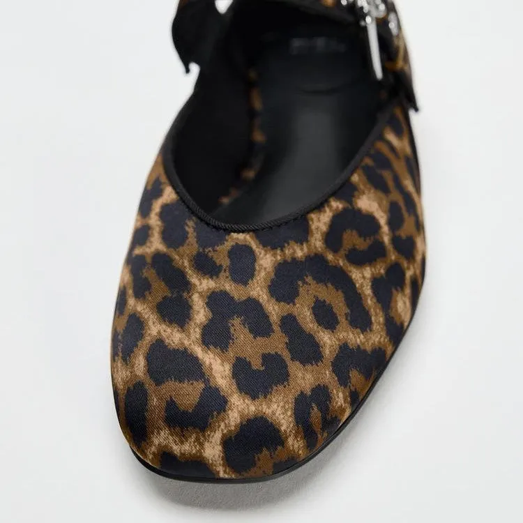 Bordeaux Buckle Flats