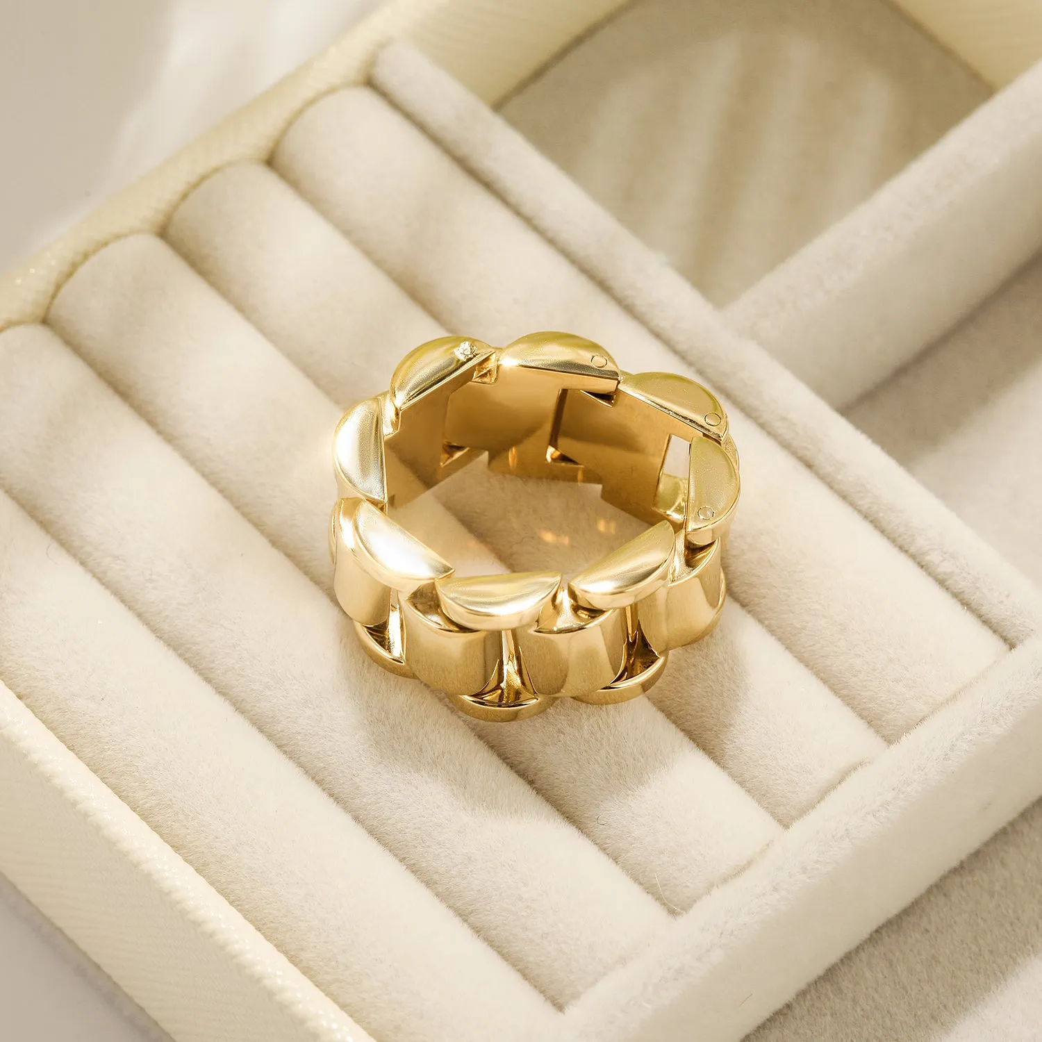 Bracelet smooth ring-NSR175STGC