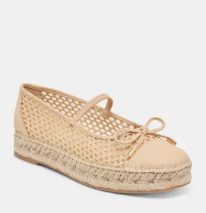 Cambre Ballet Flats Lt Natural Woven Mesh