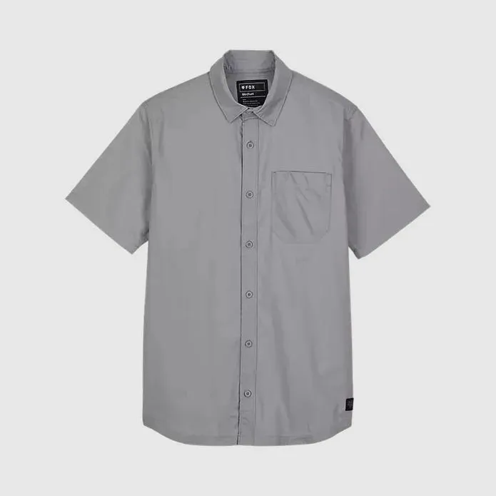 Camisa Fox Lifestyle Roger Woven Gris
