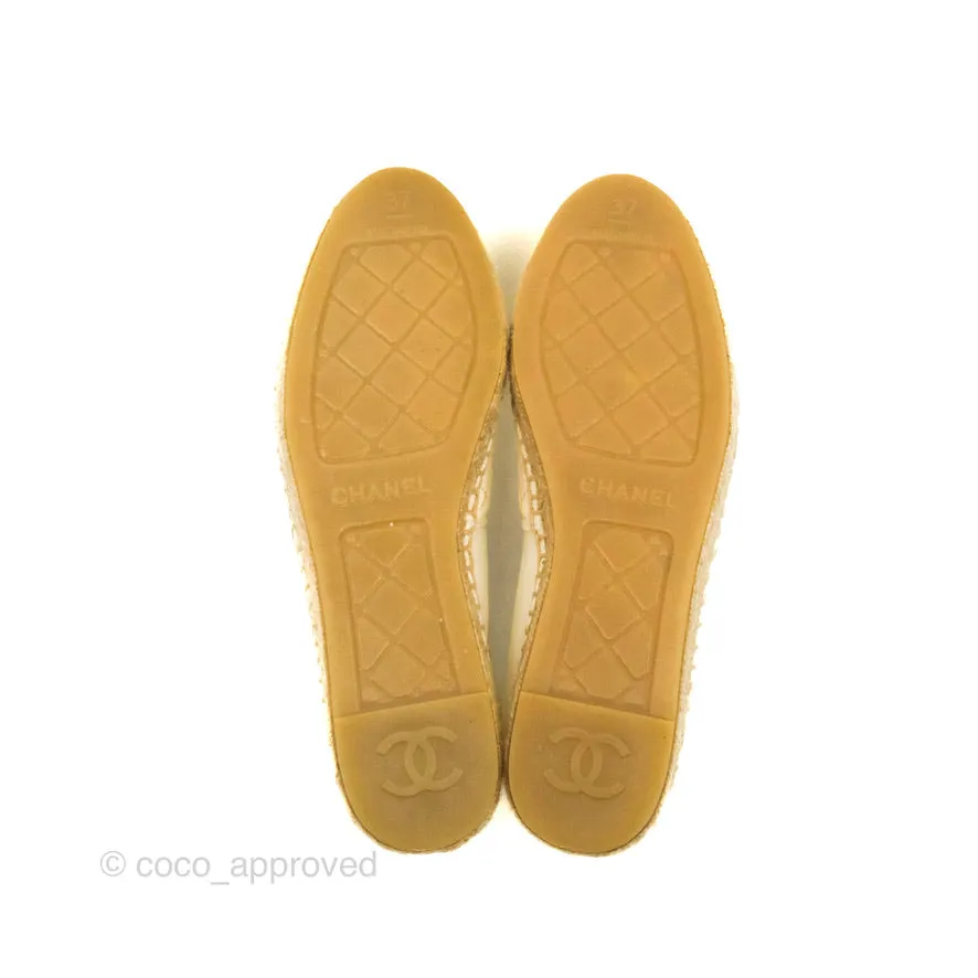 Chanel CC Espadrille Light Beige Size 37