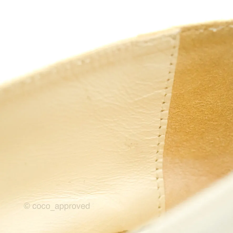 Chanel CC Espadrille Light Beige Size 37