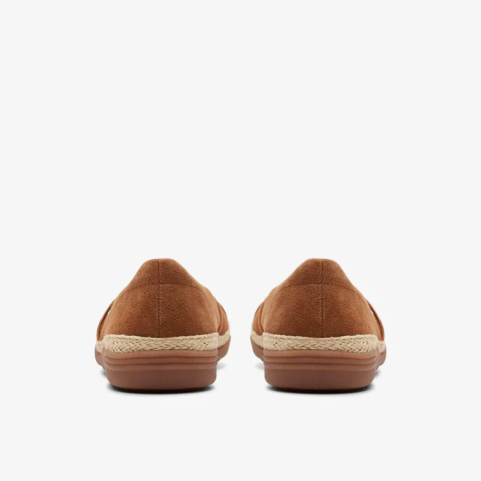 Clarks Women's Elaina Petal Red | Tan Suede