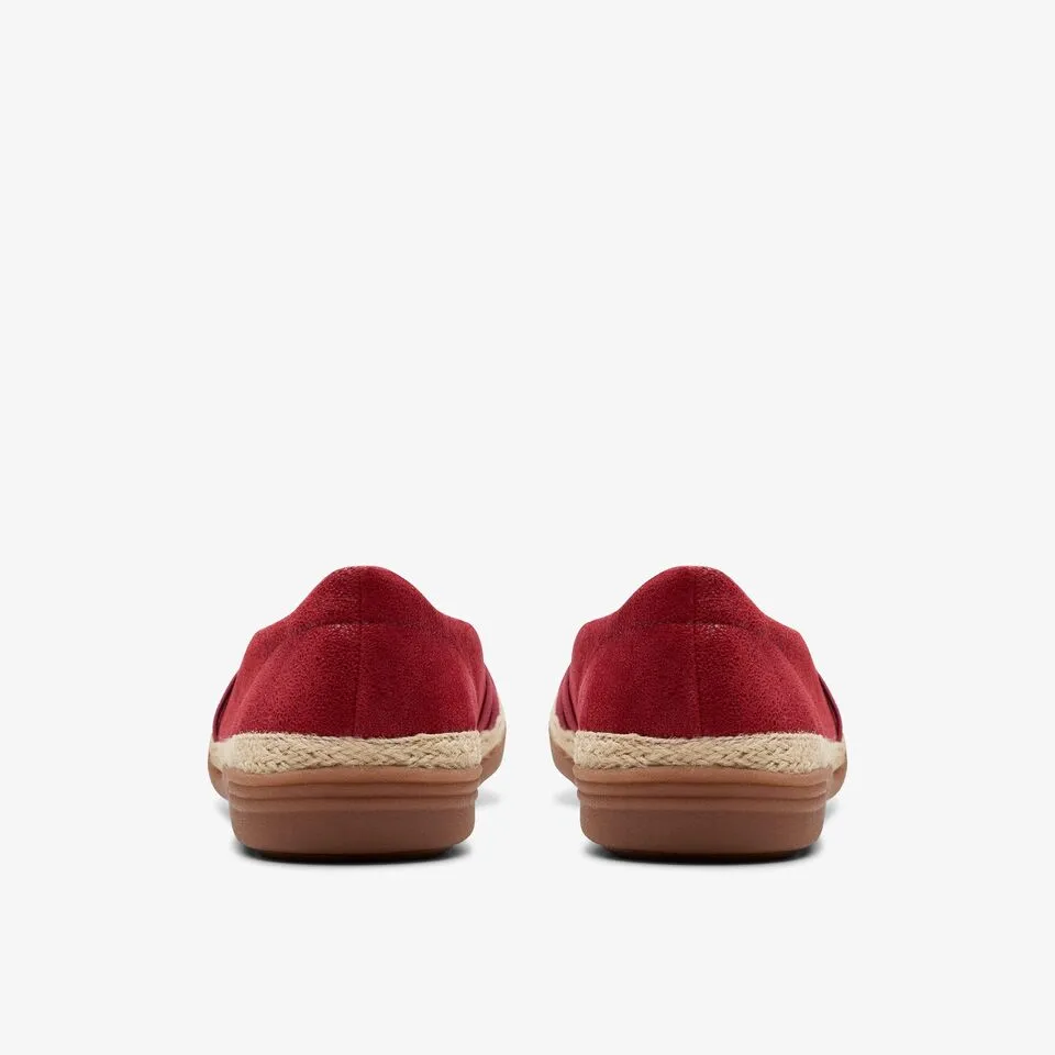 Clarks Women's Elaina Petal Red | Tan Suede