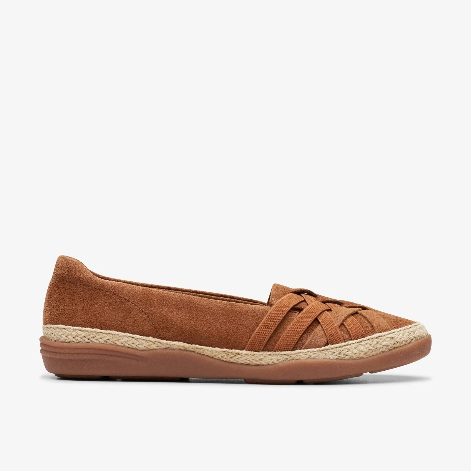 Clarks Women's Elaina Petal Red | Tan Suede