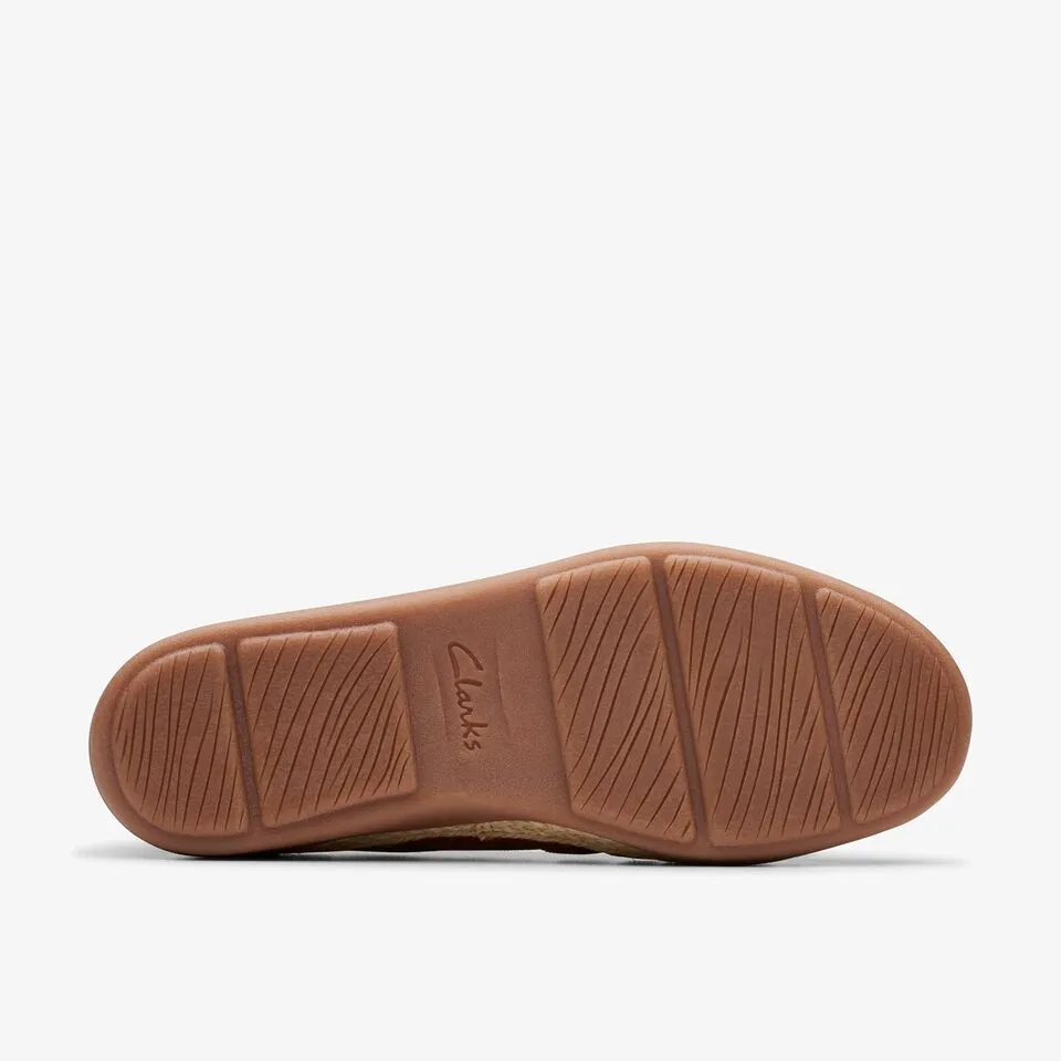 Clarks Women's Elaina Petal Red | Tan Suede