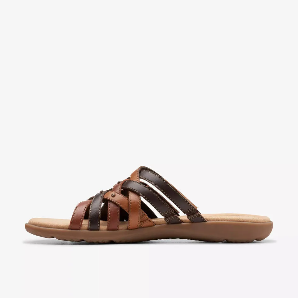 Clarks Women's Elizabelle Rio Brown Multi 26177118