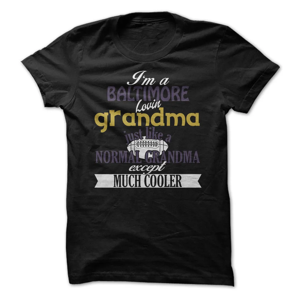 Cool Baltimore Football Grandma