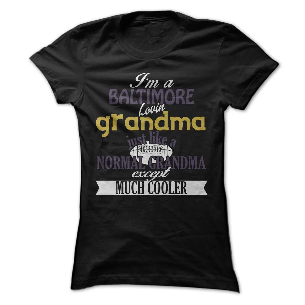 Cool Baltimore Football Grandma