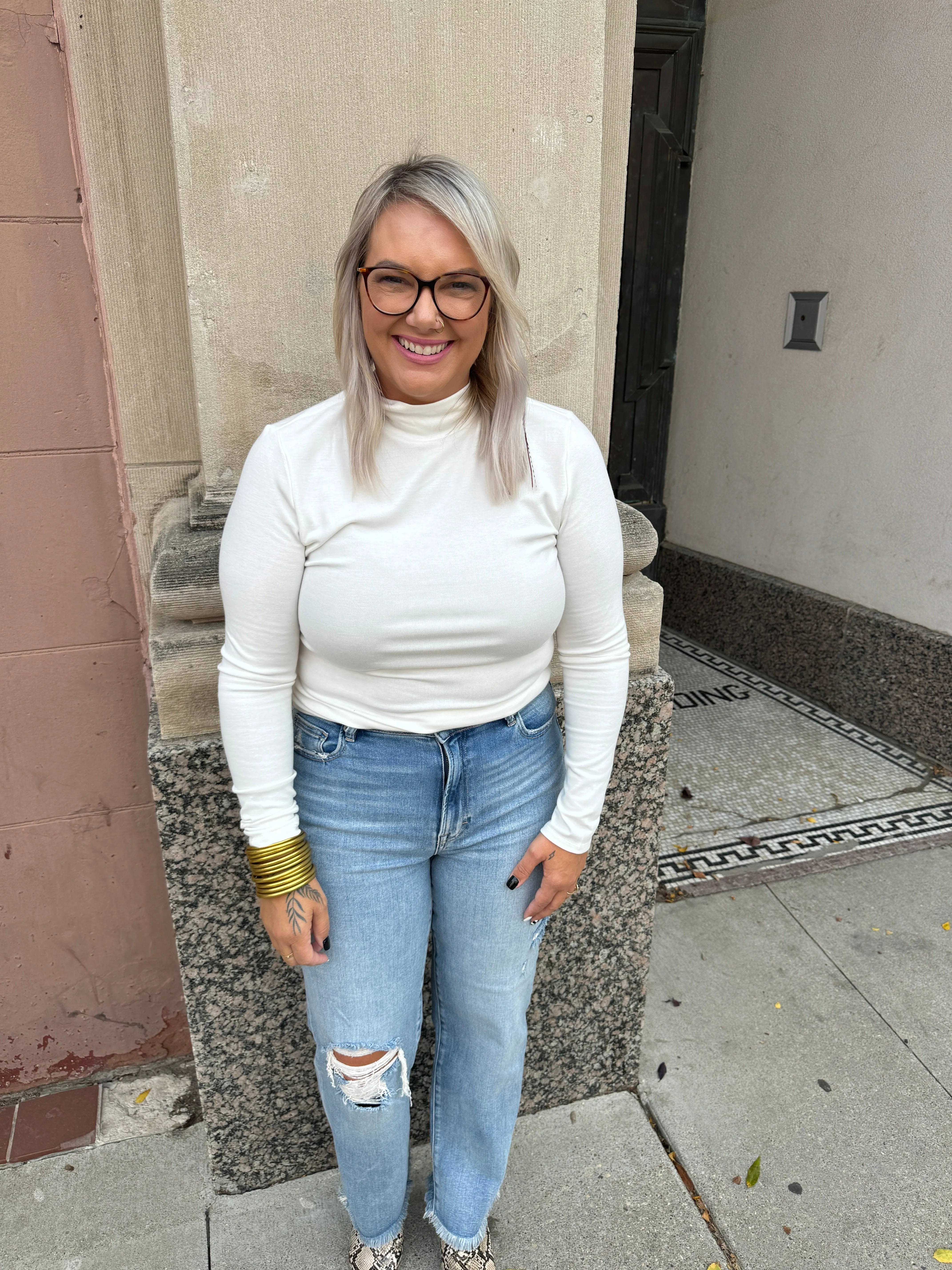 Cool Mock Neck Top