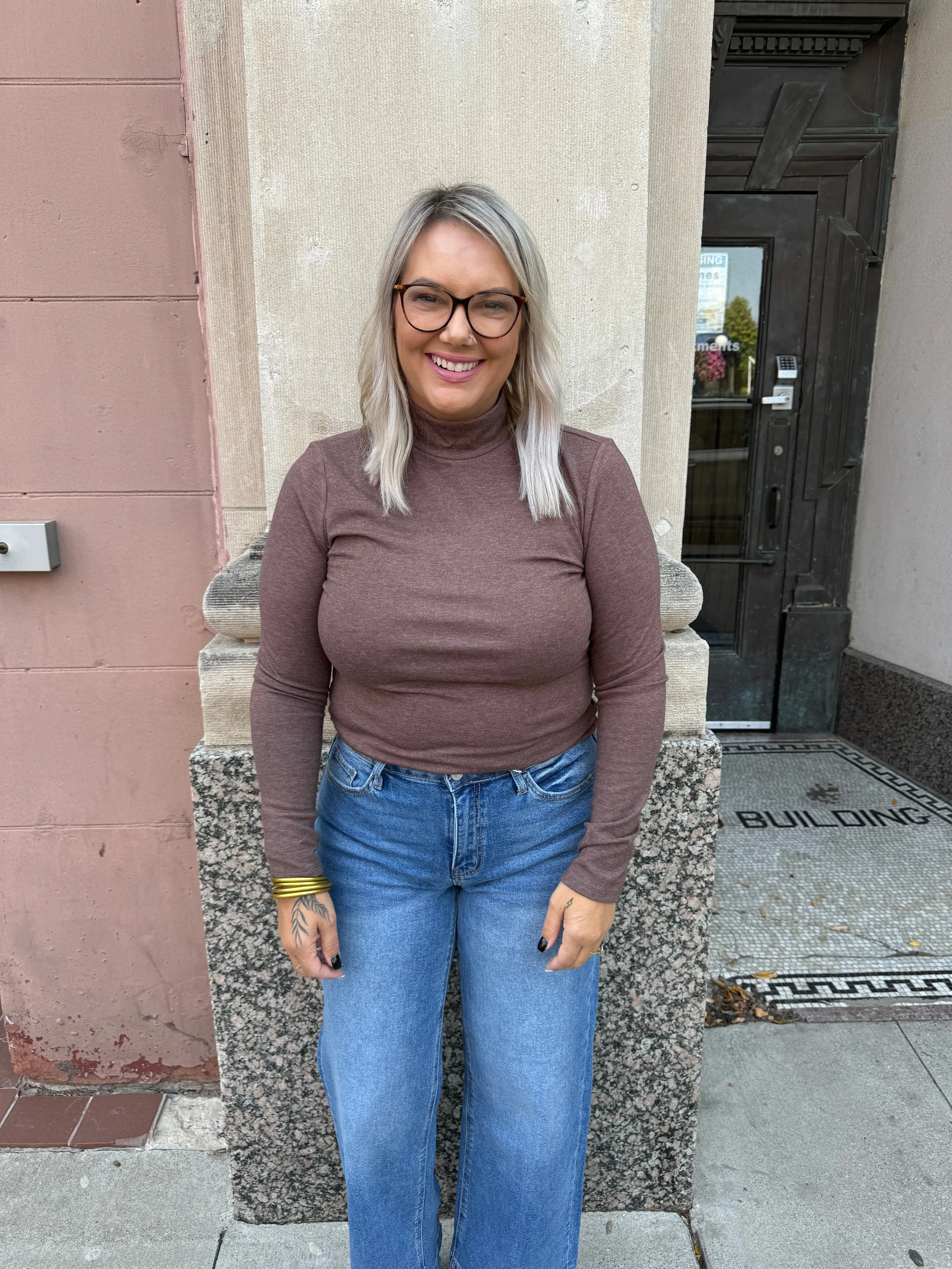 Cool Mock Neck Top