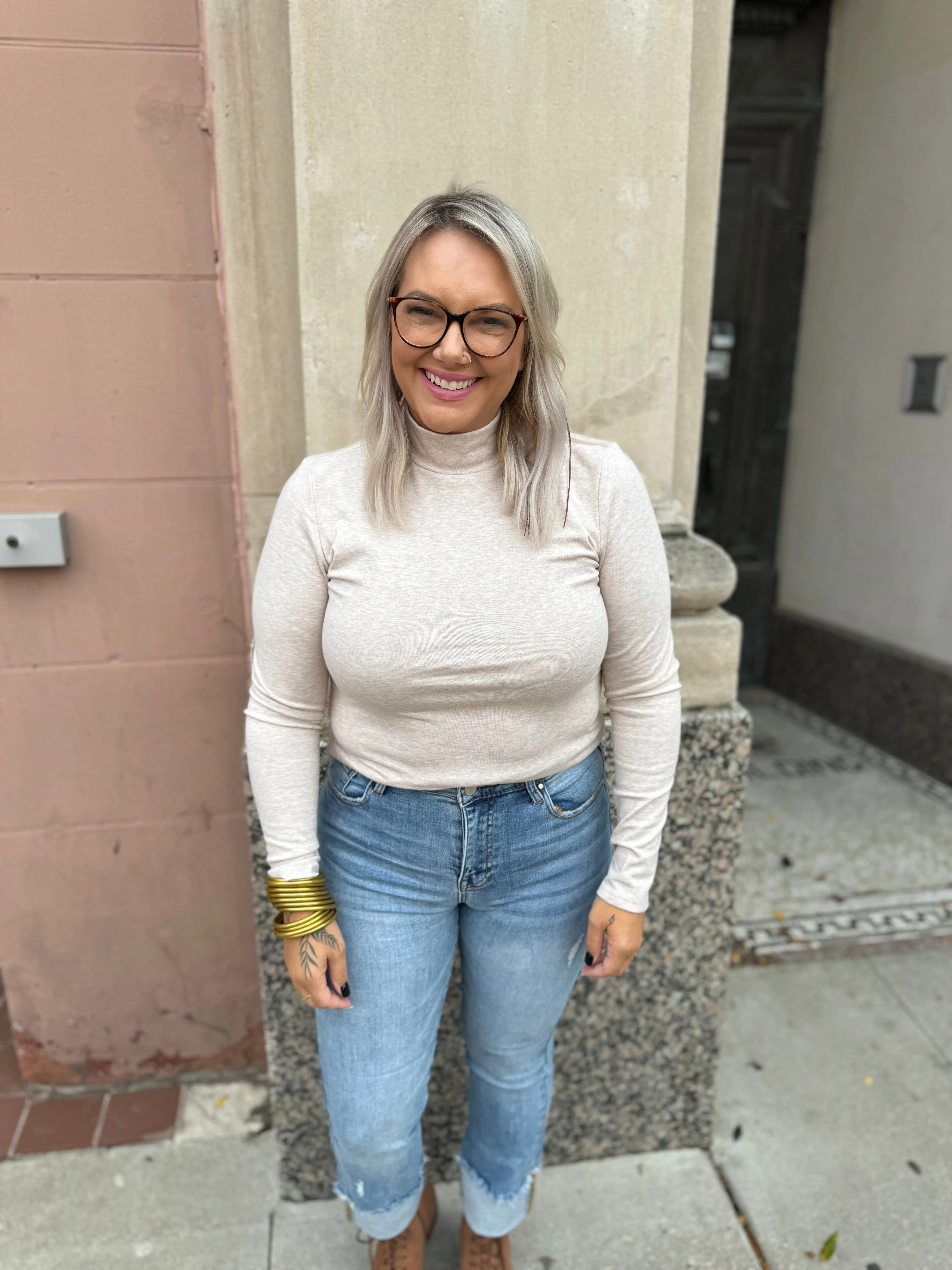 Cool Mock Neck Top