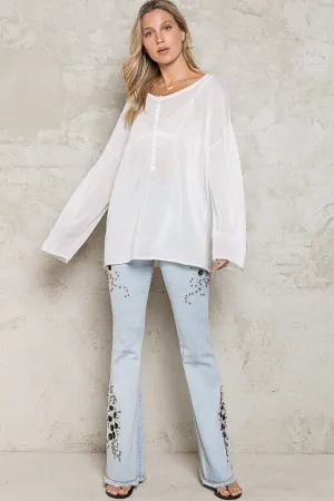 Cool Off Sweater White