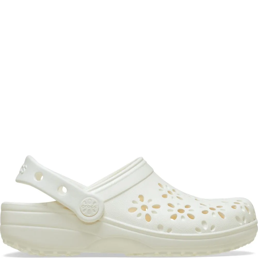 Crocs Unisex Classic Floral Cut Out Clog