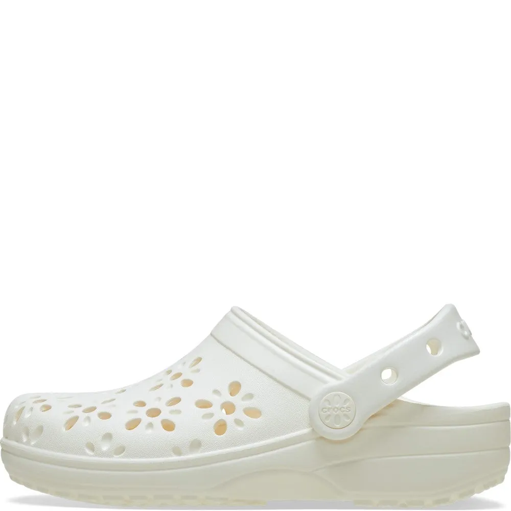 Crocs Unisex Classic Floral Cut Out Clog