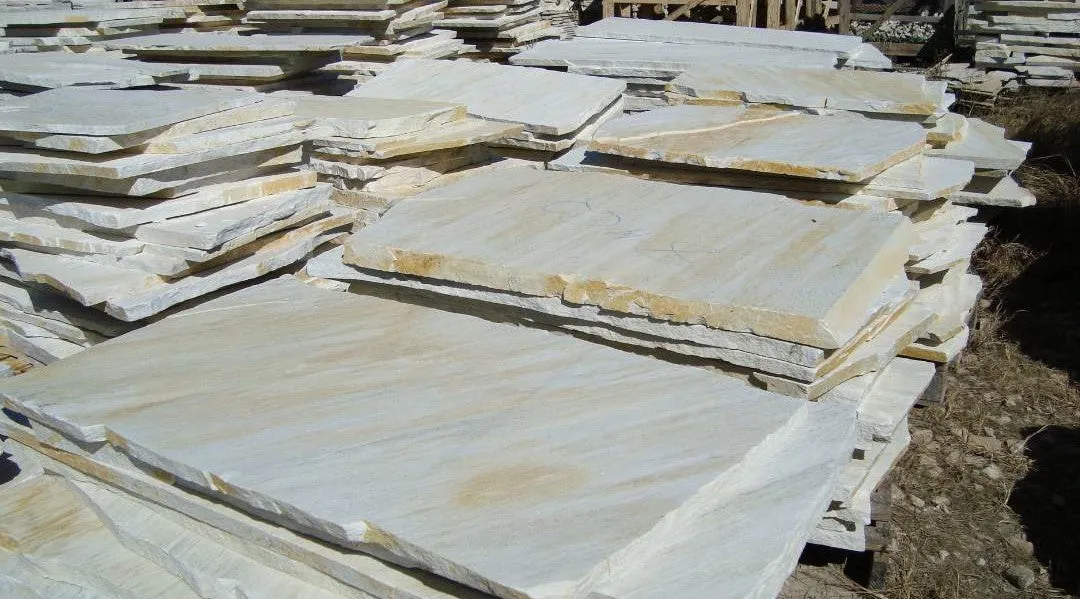 DAFFODIL YELLOW Split-Face Random Edge Paver Flagstone