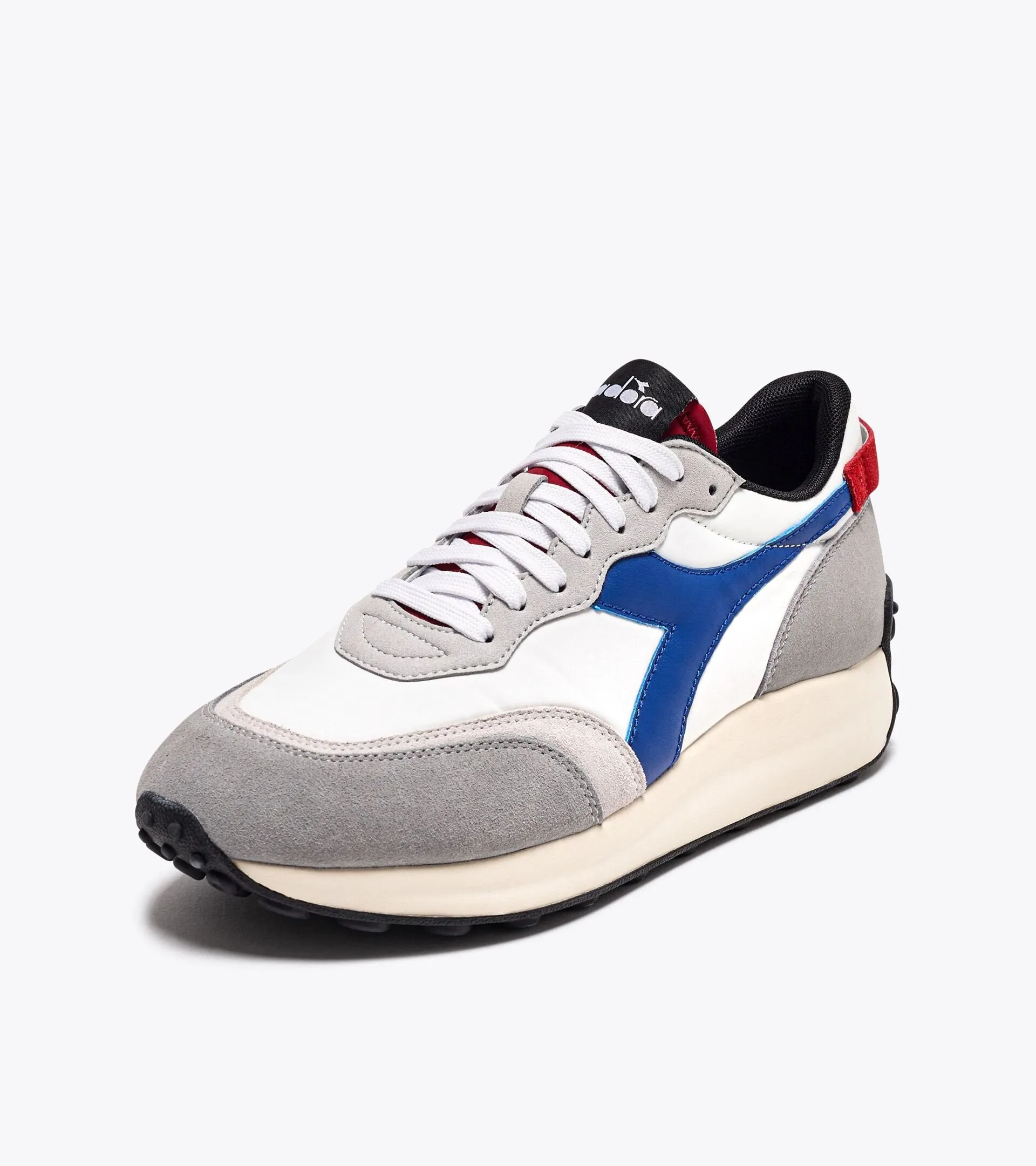 Diadora Race NYL Trainers White/Carmi