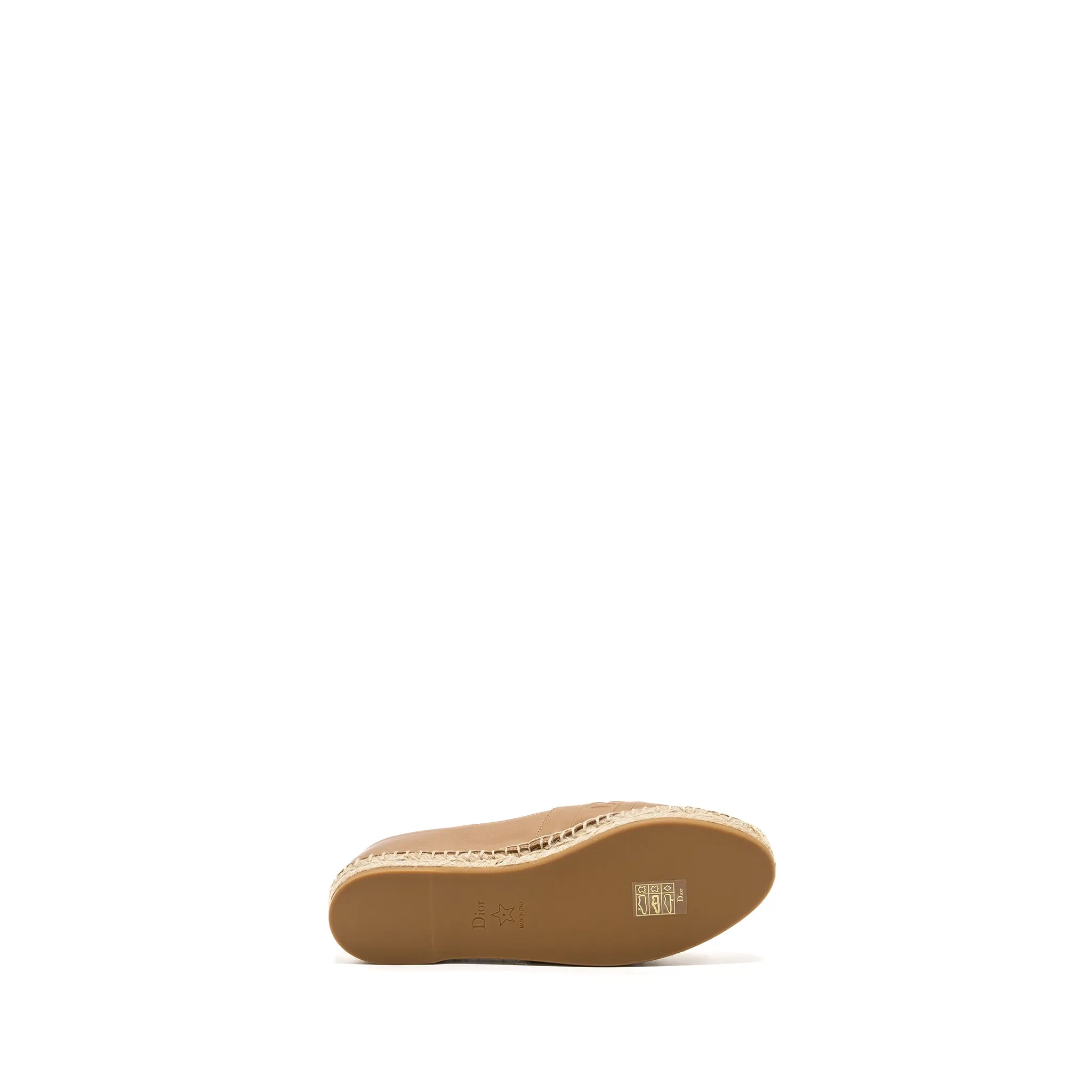 Dior size 36 Granville espadrille beige