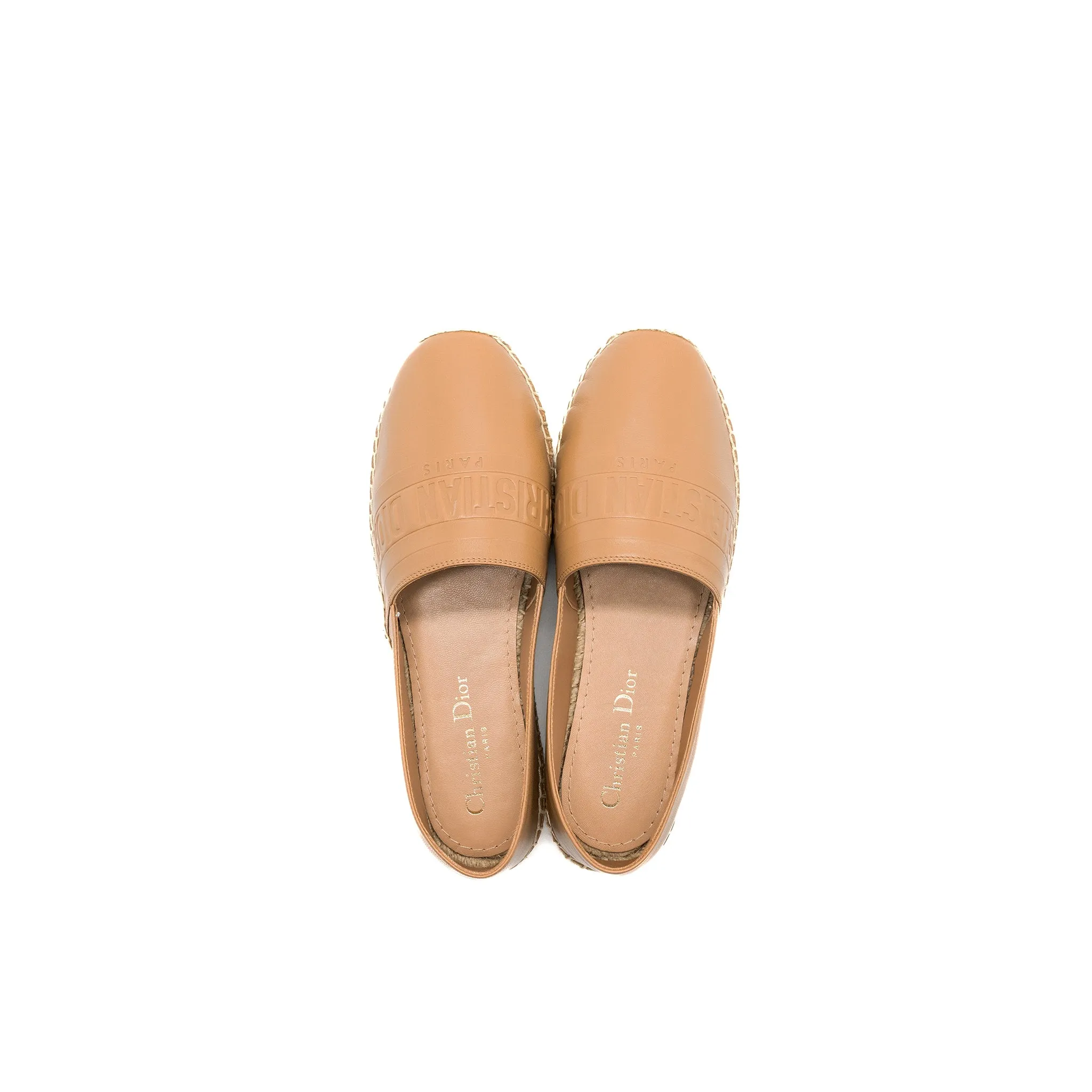 Dior size 36 Granville espadrille beige