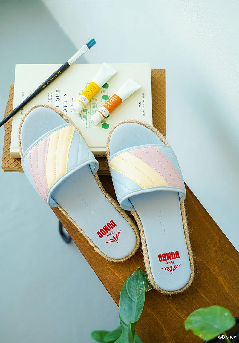 Disney Dumbo The Fabulous Open Toe Slip Ons & Espadrilles (Light Blue)