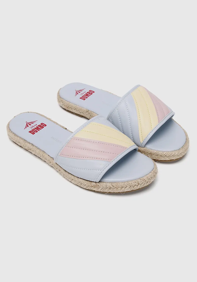 Disney Dumbo The Fabulous Open Toe Slip Ons & Espadrilles (Light Blue)