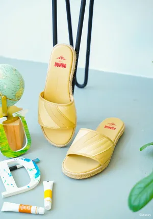 Disney Dumbo The Fabulous Open Toe Slip Ons & Espadrilles (Light Yellow)