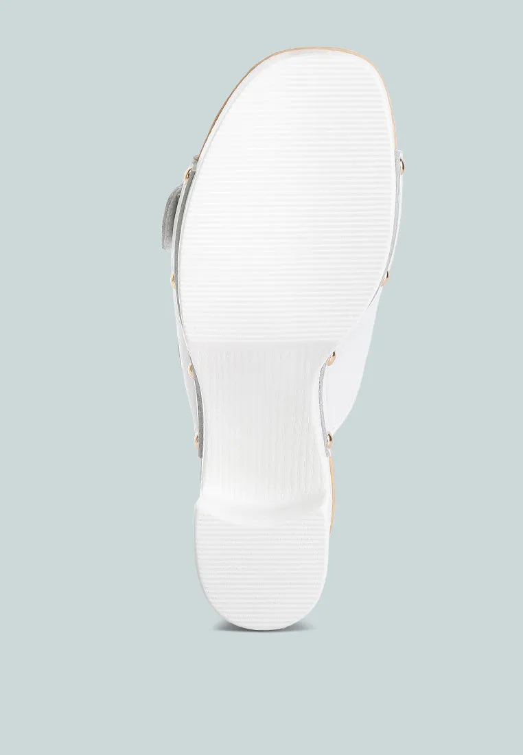 Dual Buckle Strap Clogs By Ruw