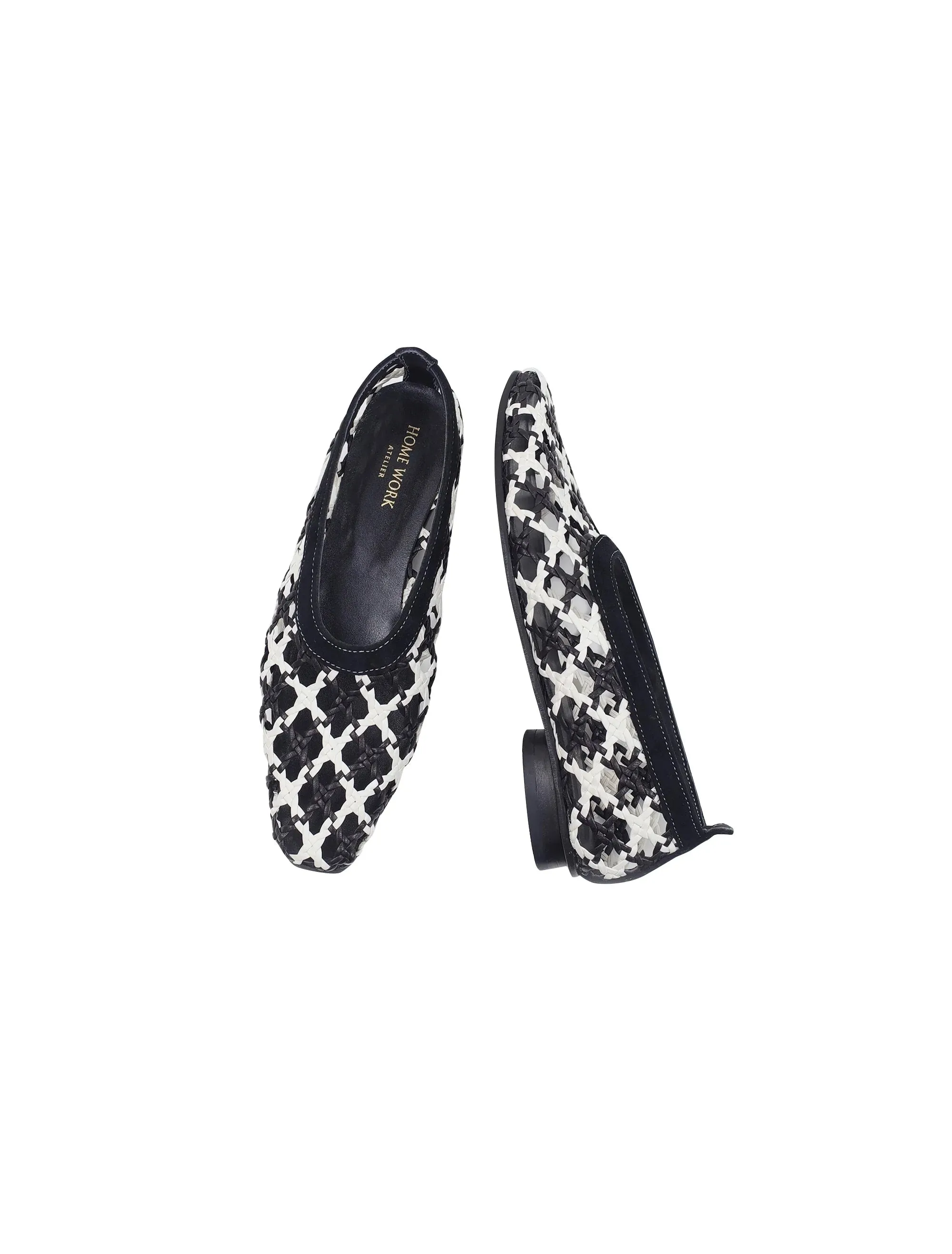 Dual-Tone Woven Flats