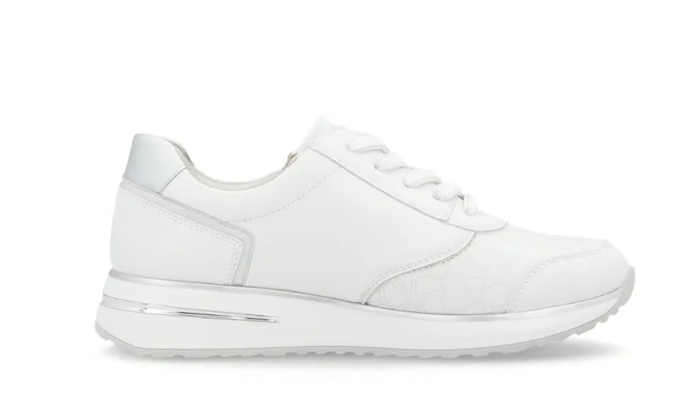 Envy White Lace up Trainers