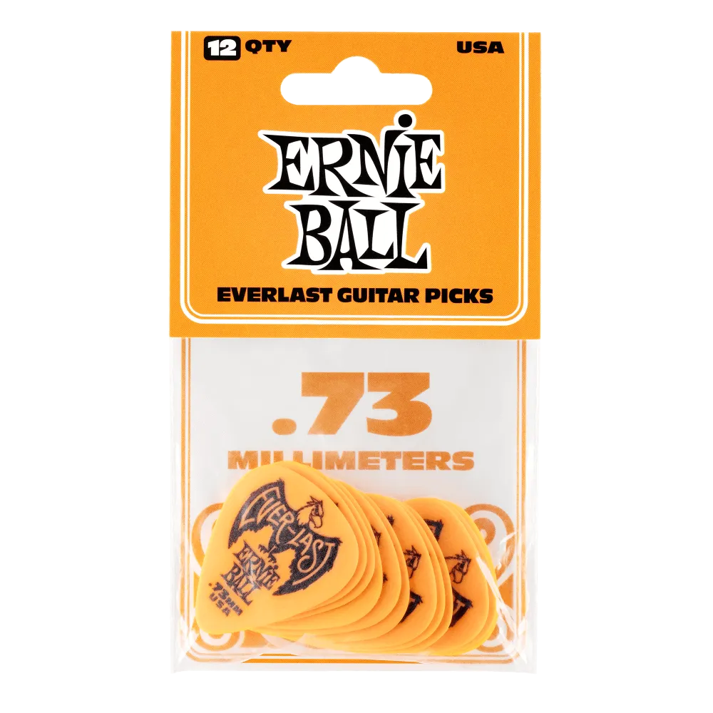 Ernie Ball Everlast picks .73mm (12 Pack)