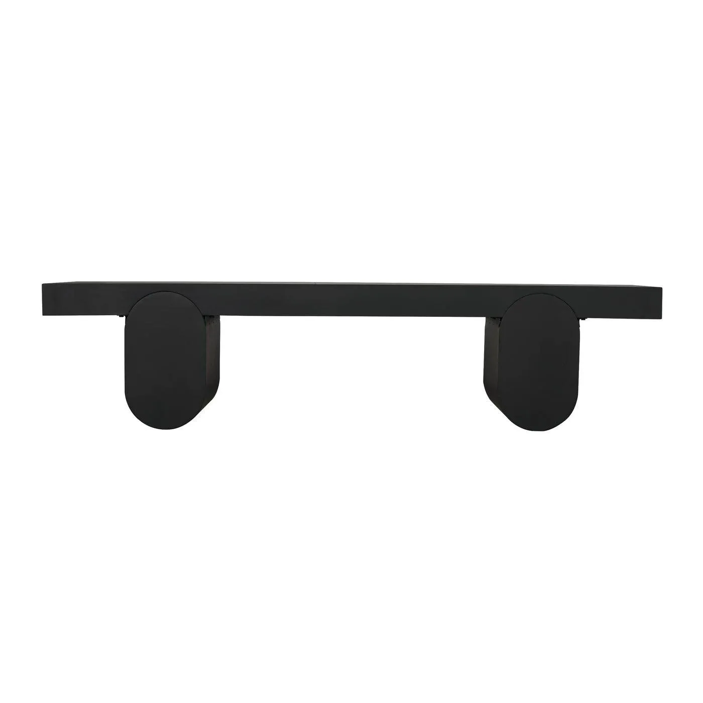 Evora Coffee Table, Black Metal